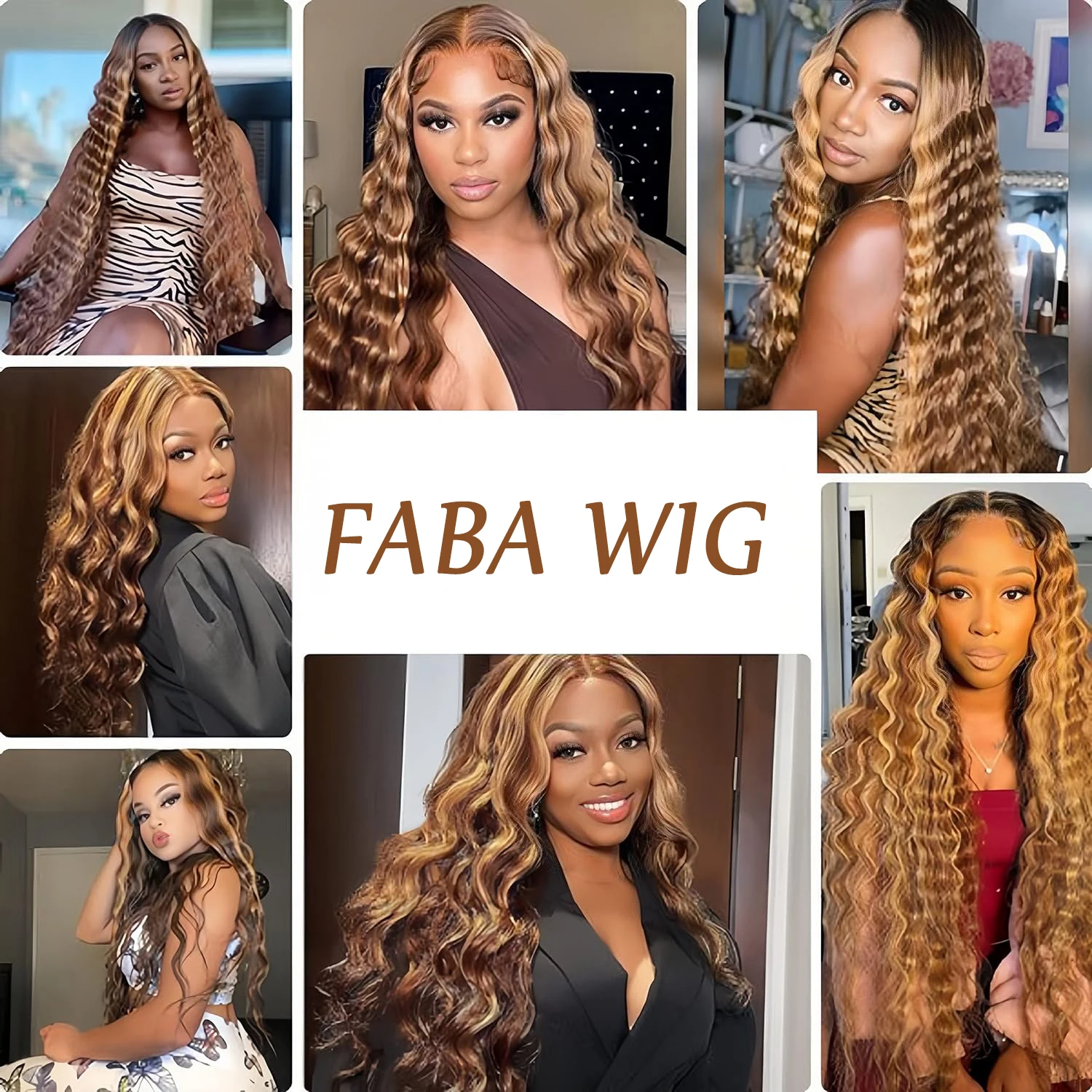 FABA Highlight Wig Human Hair 427 Curly Lace Frontal 13x4 HD Кружевные фронтальные парики с детскими
