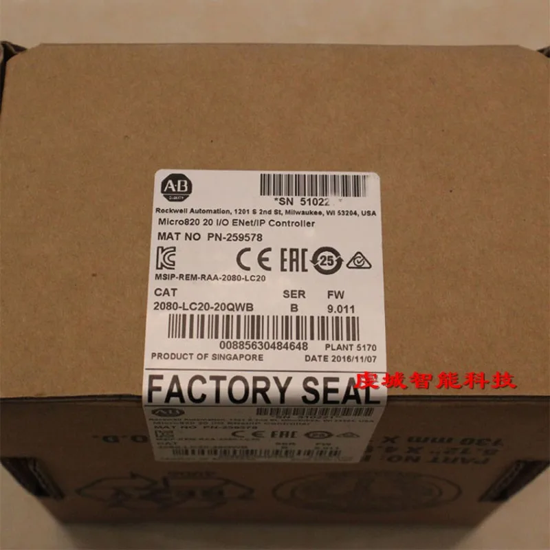 Оригинальный 2080-LC20-20QWB модуль AB PLC контроллер процессор 2080LC2020QWB