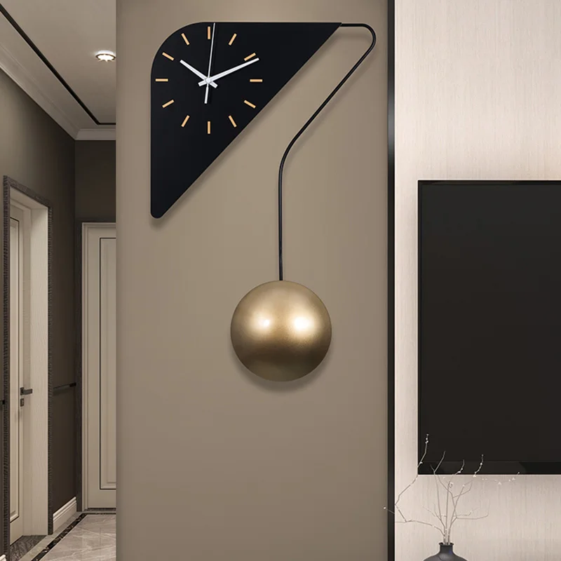 

System Elegant Wall Clock Home Decor Needles Extra Large Silent Wall Clock Accessories Design Horloges Murales Wall Decoration