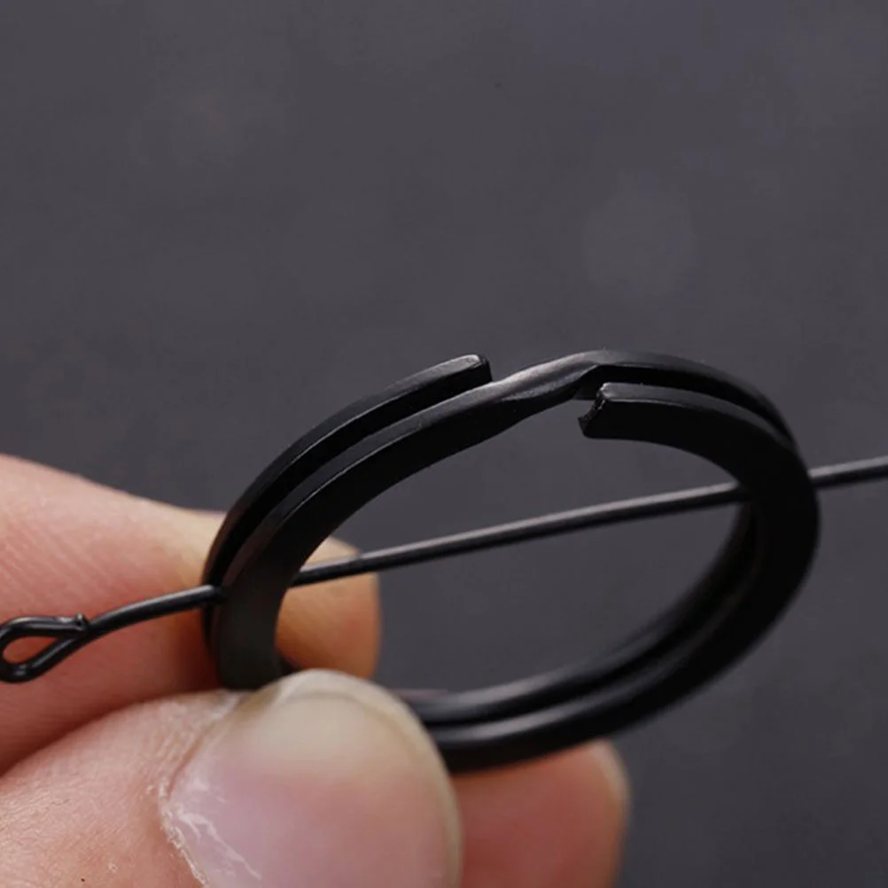 Charm Key Ring Attachment DIY Rings Durable Keychain Clip Connectors Split Crafts