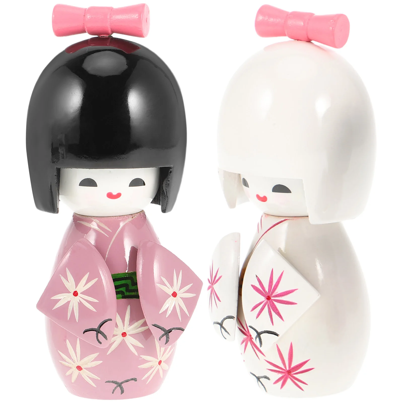 

Wooden Kimono Dolls Japanese Style Kimono Doll Japanese Wooden Kimono Doll Girl Ornament Tabletop Kimono Doll Figurines