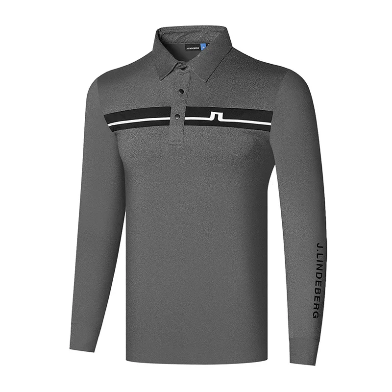 new pattern Men Golf long sleeve T-shirt Spring autumn Golf Polo Long Sleeve Shirt golf shirts mens Athletic Wear