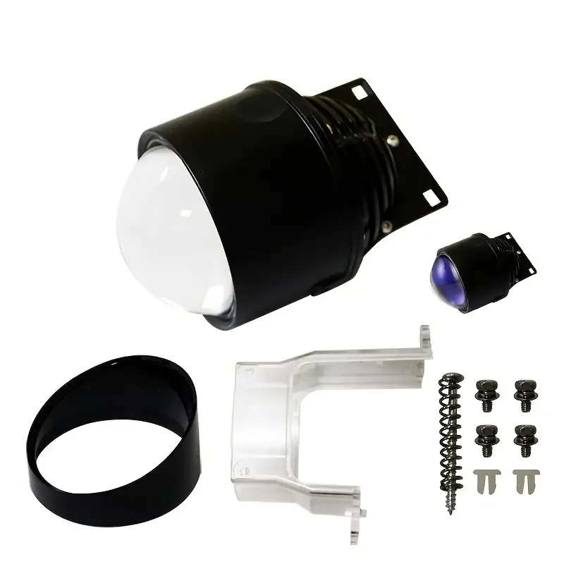 

2 PC Car LED Fog Lights Double Lens High And Low Beams White Light 3-inch Spotlights, Super Bright Waterproof Fisheye Lights For