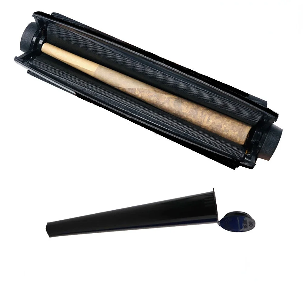 110mm Weed Herb Rolling Paper Maker Manual Tobacco Roller Cone Joint with Doob Tube Cigarette Machine for Smoking Tool |