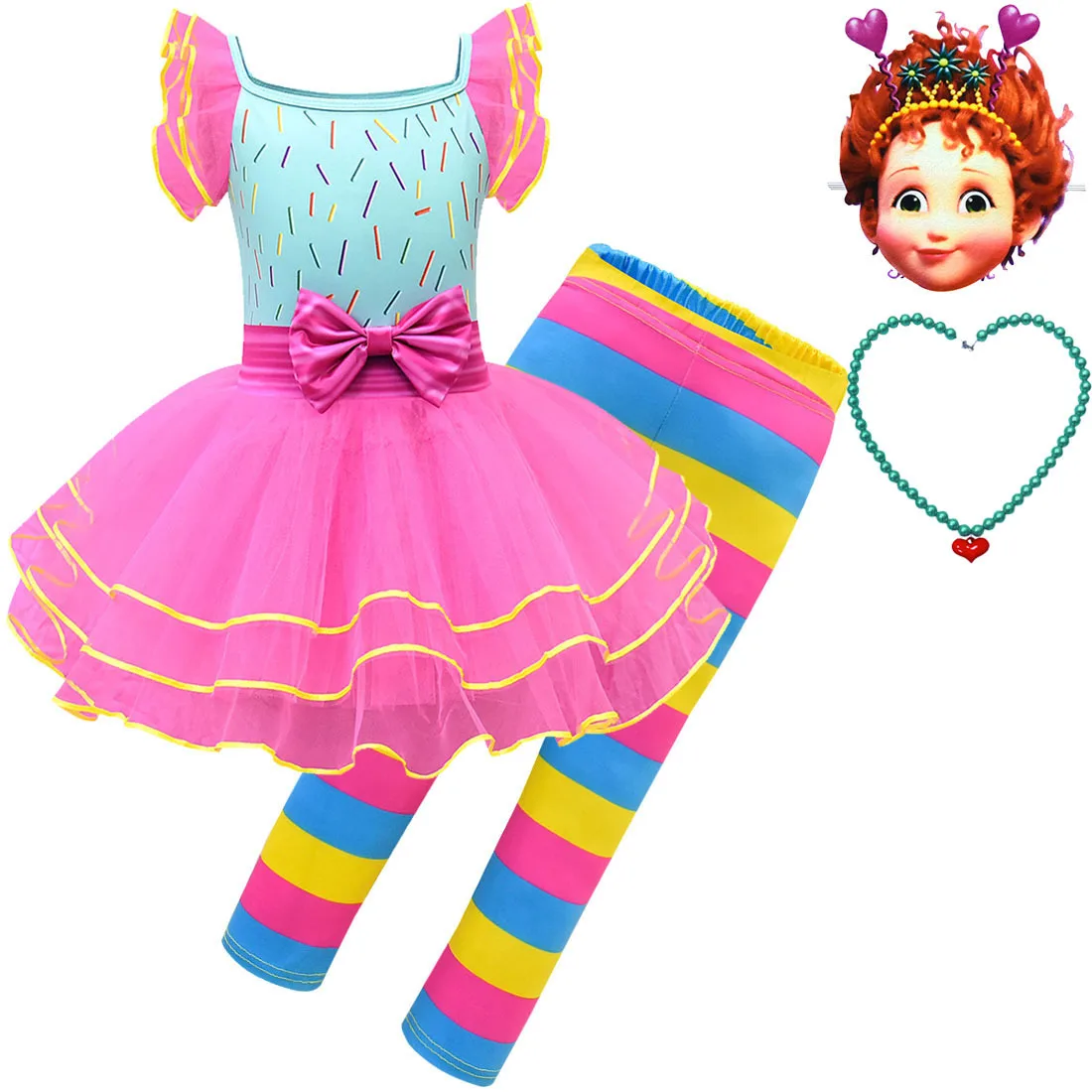 

2022 Kids Fancy Dress Party Halloween Costume Nancy Costume Inspired Tutu Dress Infant Toddler Girls Costume Dress
