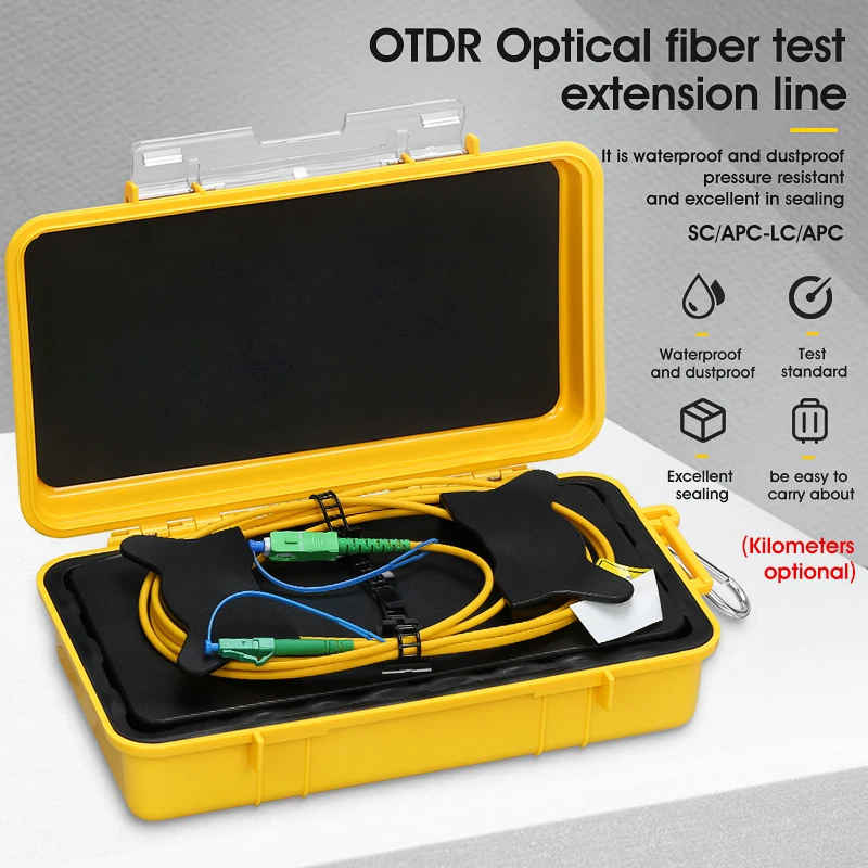 OTDR Fiber Tester SC/APC-LC/APC Test Extension Cable Fiber Jumper Box 500M 1000M 2000M