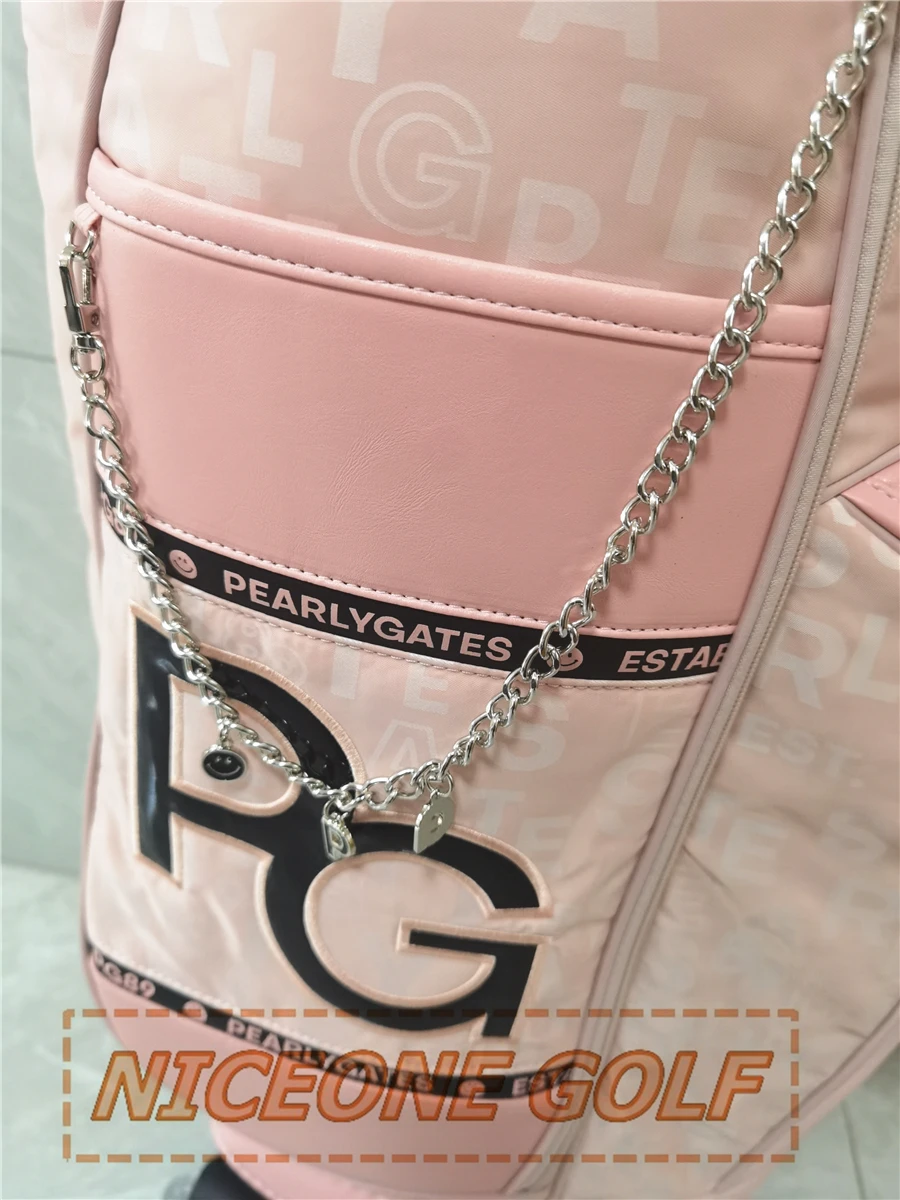 New Golf Bag for Women PG Smiling Face Waterproof Bag for Golf Club Standard Bag for Women GOLF Bag with Wheels and Pull Rod Bag