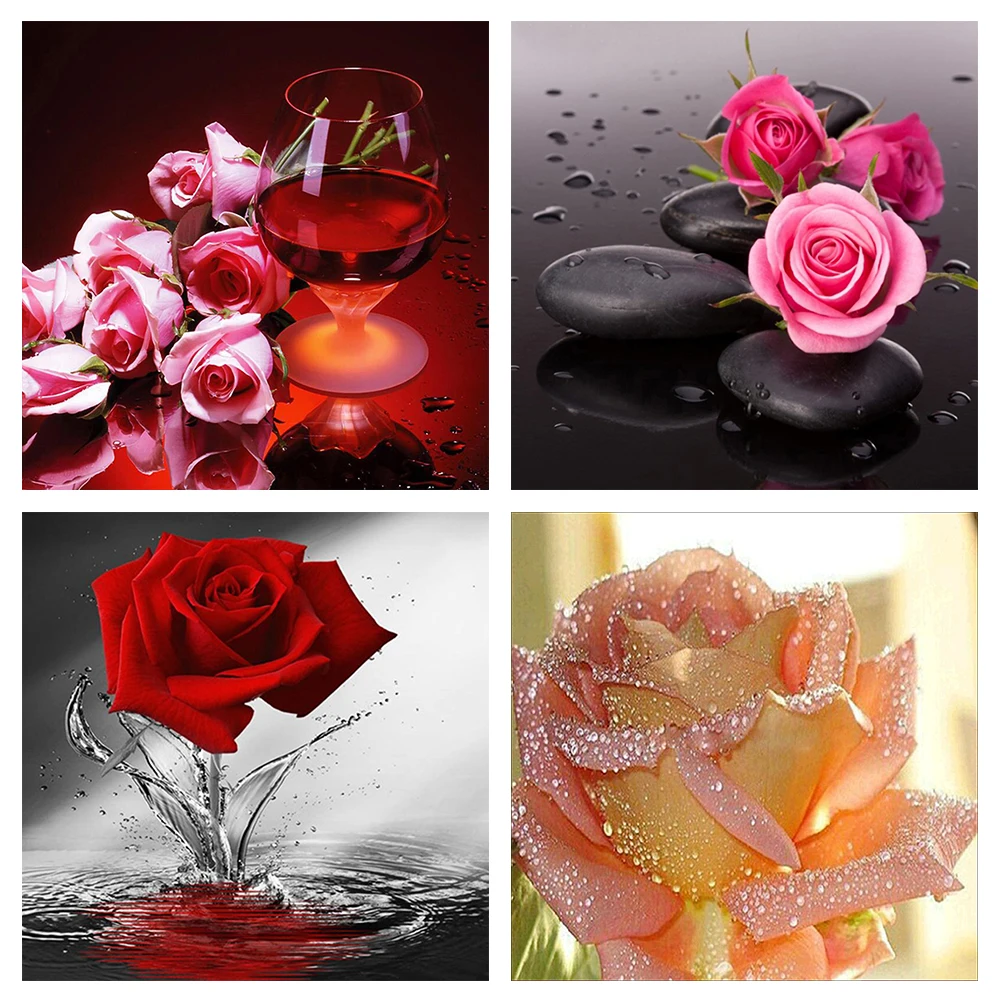 

5D Сделай Сам, полностью круглая фреза, строительные стразы, набор для рисования, домашнее украшение, искусство