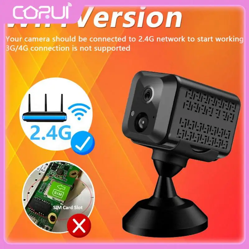 

1080p Hd Monitor Camera Mini Camera 4g Indoor Camera For Company Security Protection Rectangular Camcorders Wireless Ip Camera