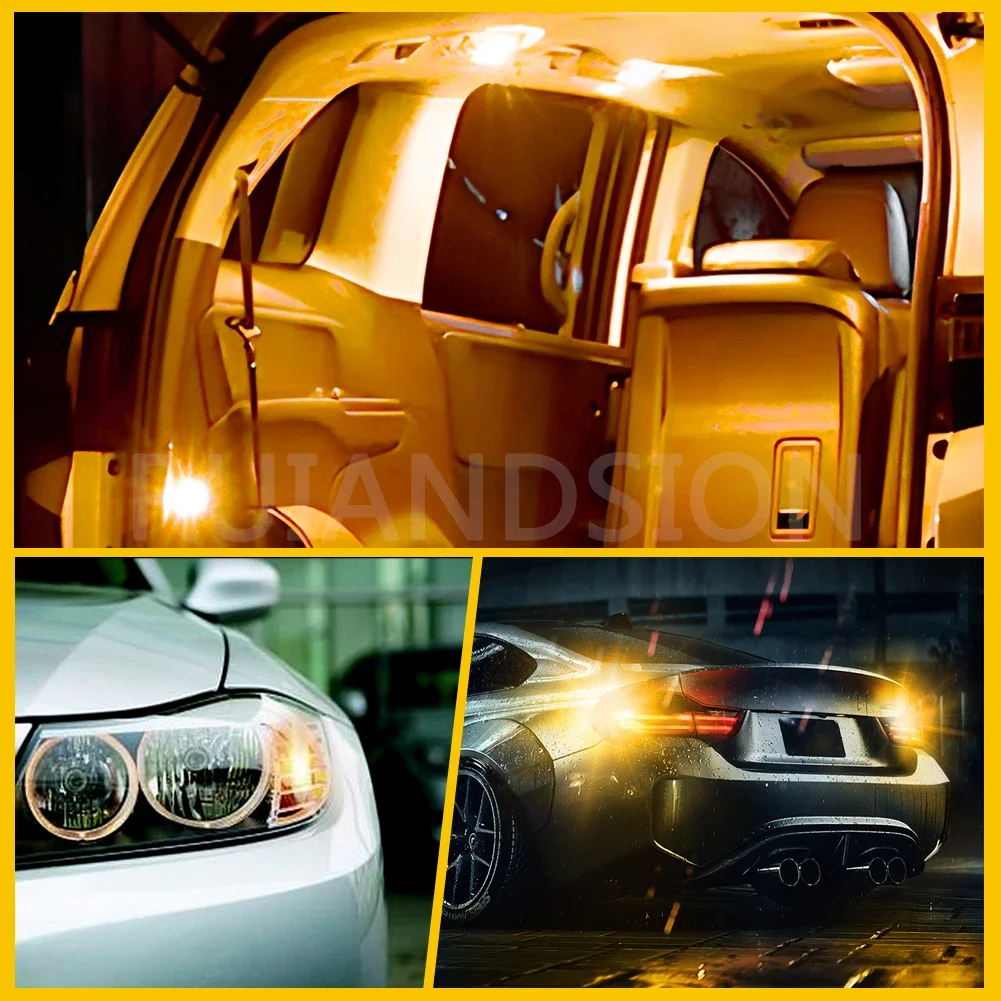 Ruiandsion BAY9S BA9S T4W Автомобильные лампы для автомобильной сигнальной фонари на крыше