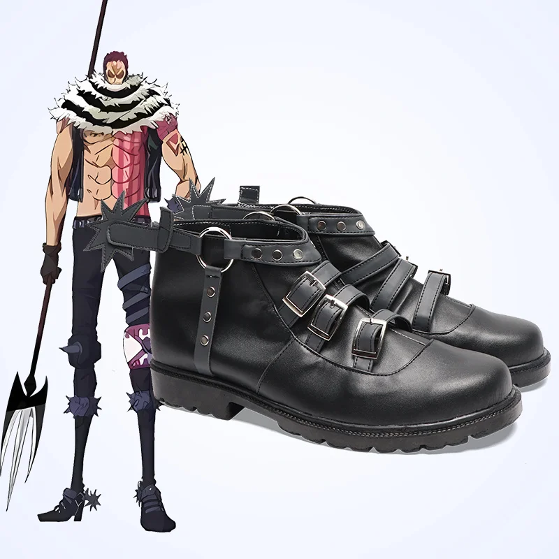 Charlotte Katakuri Cosplay Shoes Men Boots Custom Made
