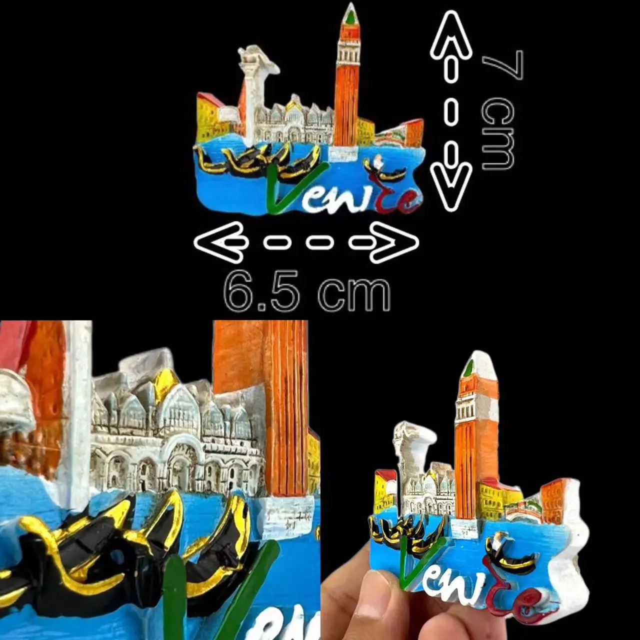 Магниты на холодильник Италия Венеция город воды путешествия памятные магнитные