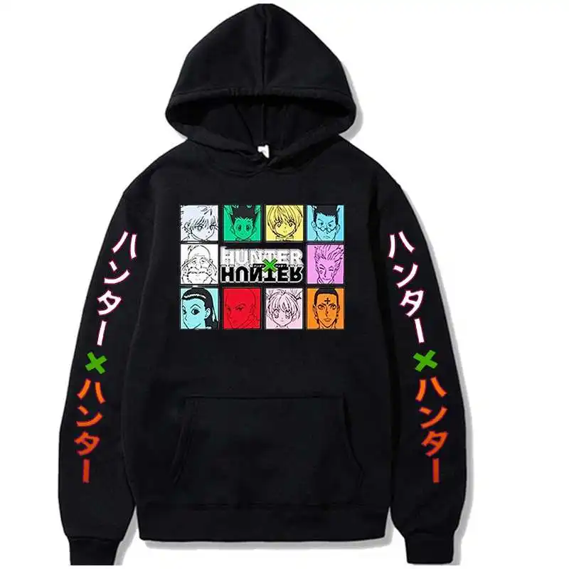 

2022 New Japanese Anime Hunter X Hunter Killua Hoodie Men Women Unisex Hoodies Long Sleeve Sweatshirts Women Oversized Hoodies