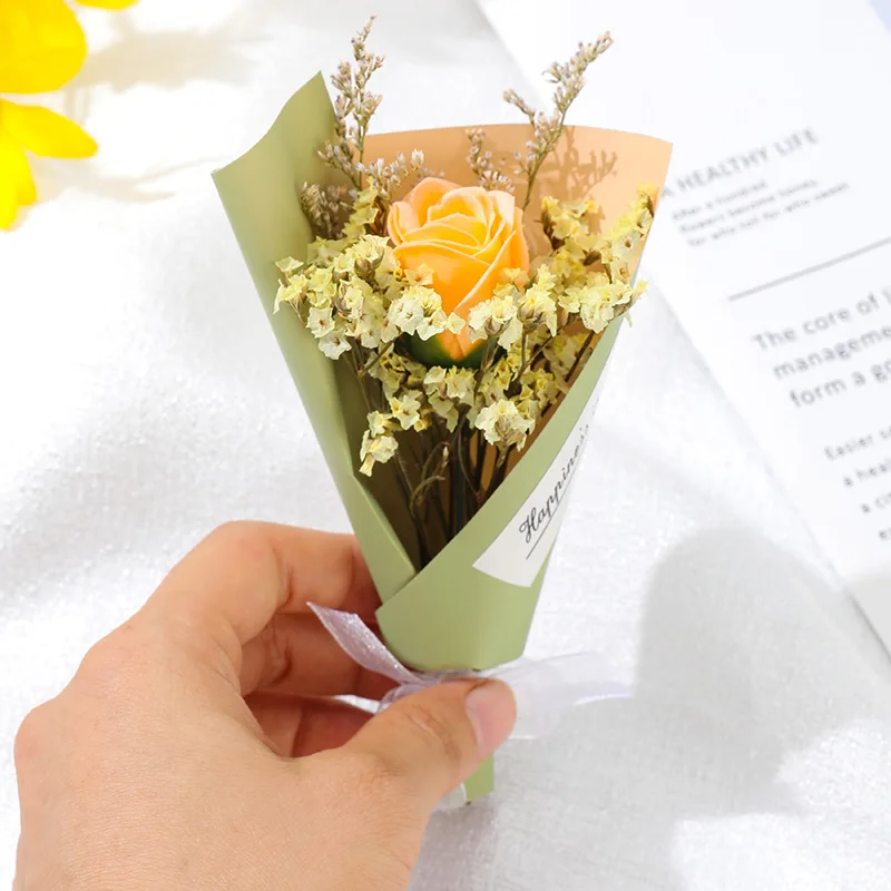 1 шт. миниатюрный букет натуральных сушеных цветов свежих сохраненных