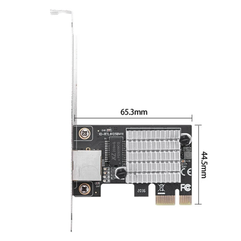 PCIE to 10/100/1000M/2.5G Network Card Controller IO-Pce8125B-Galn Pcie Gigabit Wired RJ45 |