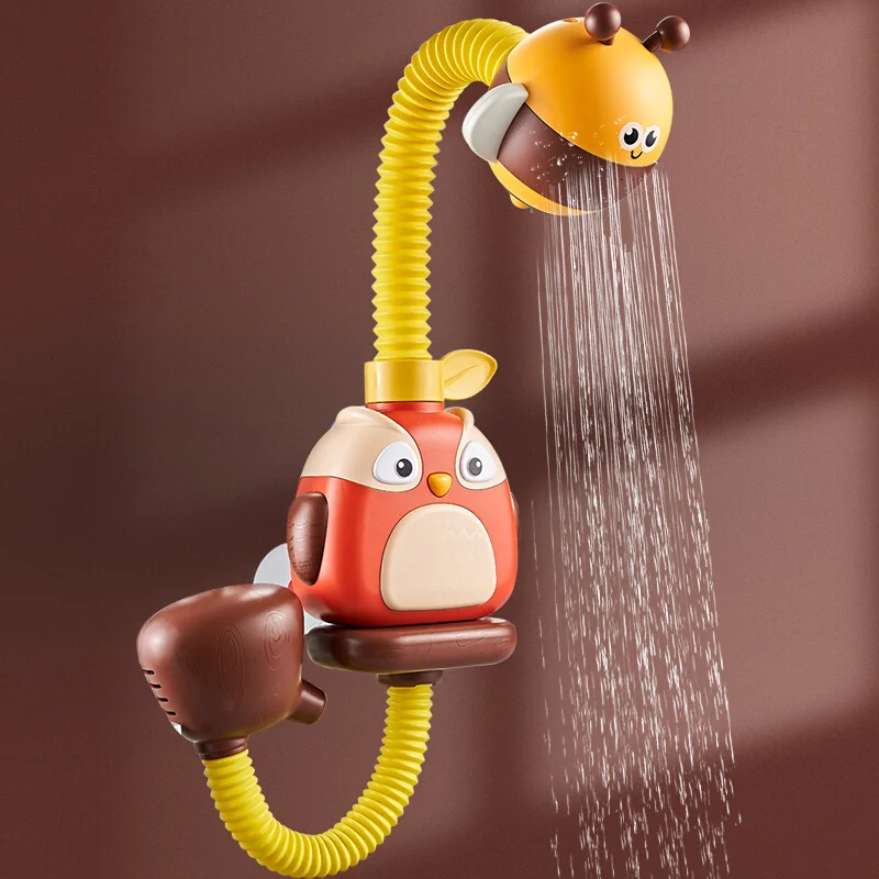 

ASWJ новые детские Игрушки для ванны электрическая пчела животные присоска Игрушки для ванны распылитель водные игрушки для бассейна спринк...