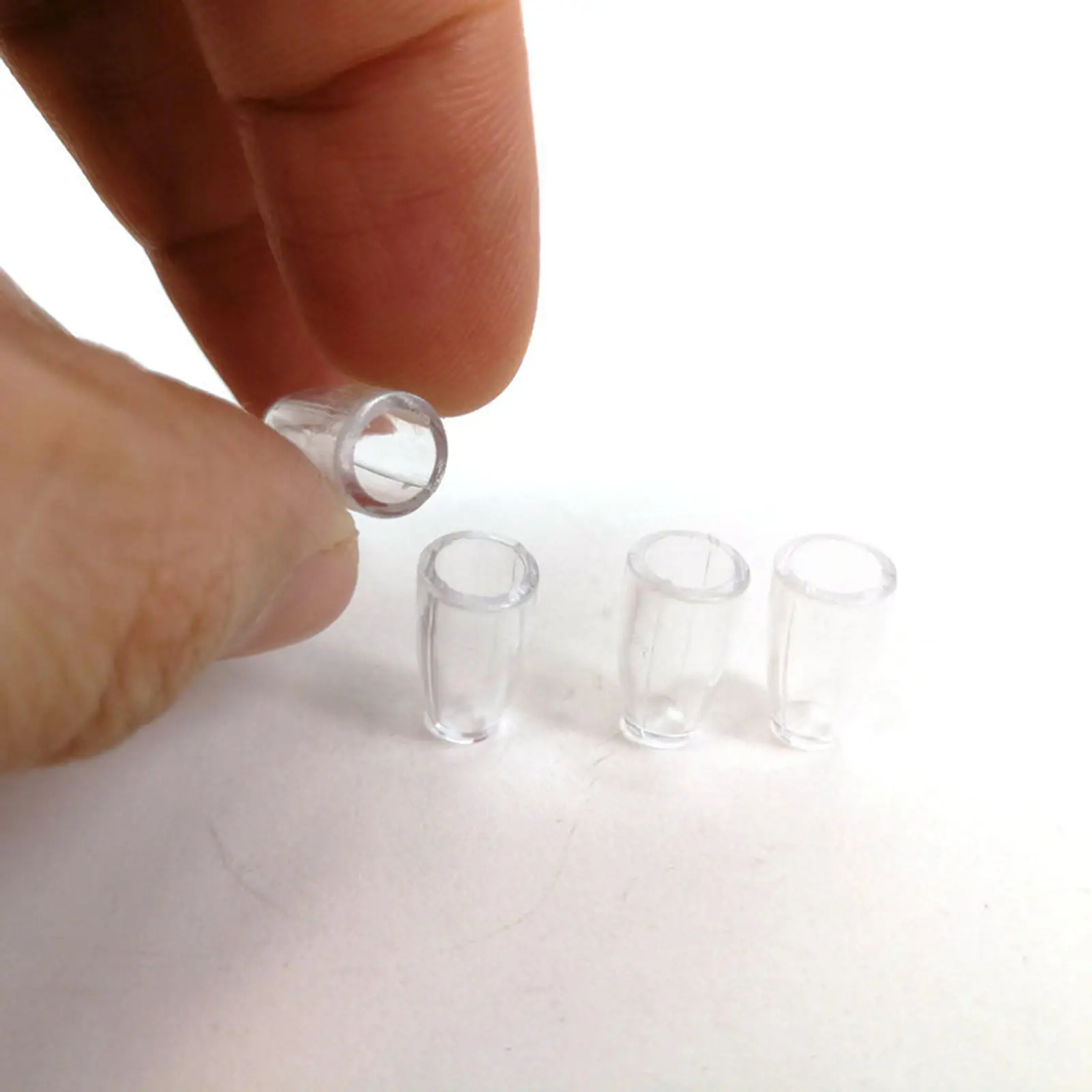 

4Pcs Toothpaste Toothbrush Transparent Water Cup Decor Accessories for 1:12