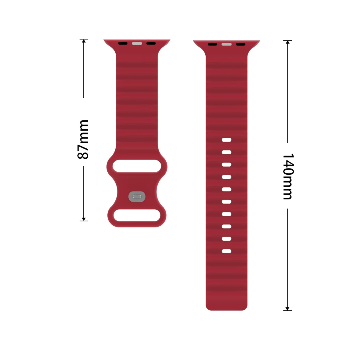 Ocean Strap for Apple Watch Band Series 8 7 Ultra 49mm 45mm 41mm Silicone Correa Bracelet 44 40 42 38mm IWatch Serie 6 Se 5 4 3