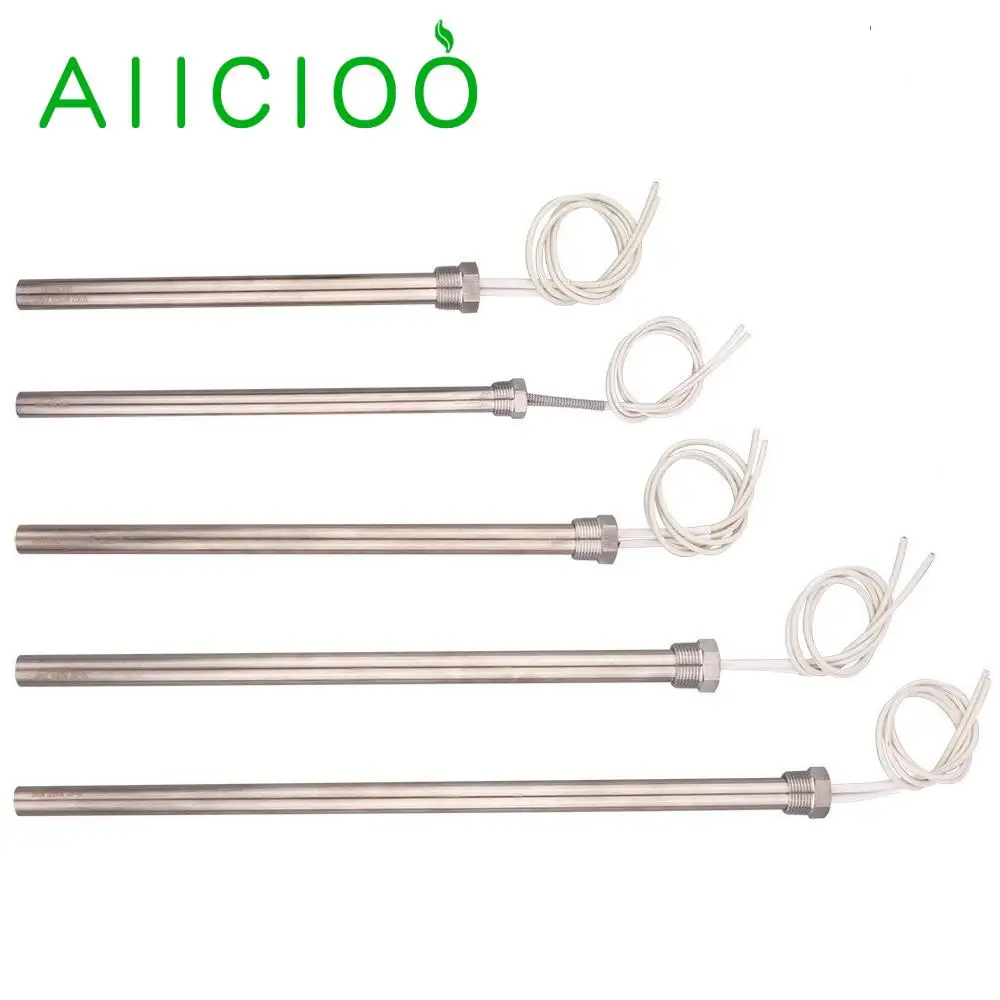 

240V Cartridge Heater DN20 Cylindrical Immersion Heating Element Stainless Steel Cartridge Heater Tubular Heater 3/4" Water Heat