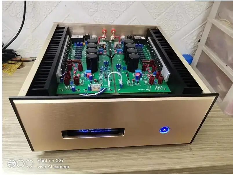 FM711MKII сбалансированный HIFI усилитель класса A чистый задний аудиоусилитель XLR 250 Вт