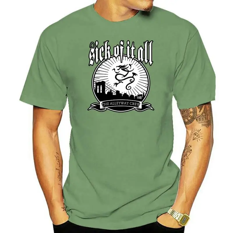 

Sick of It All Tee hardcore punk band Lou Koller S M L XL 2XL 3XL T-Shirt