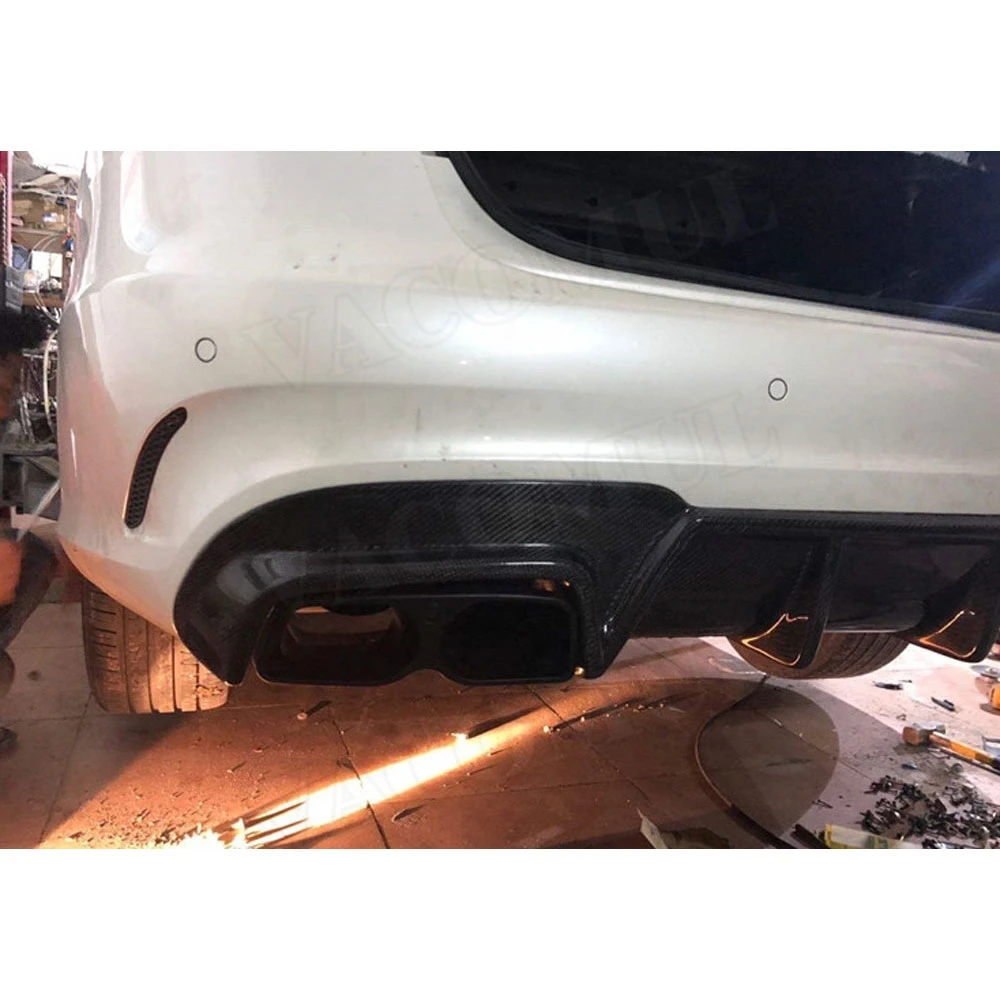 

Carbon Fiber Rear Lip Diffuser Spoiler For Benz E Class W212 E260 E300 E400 E63 AMG Sport 2014 -2016 Bumper Guard FRP