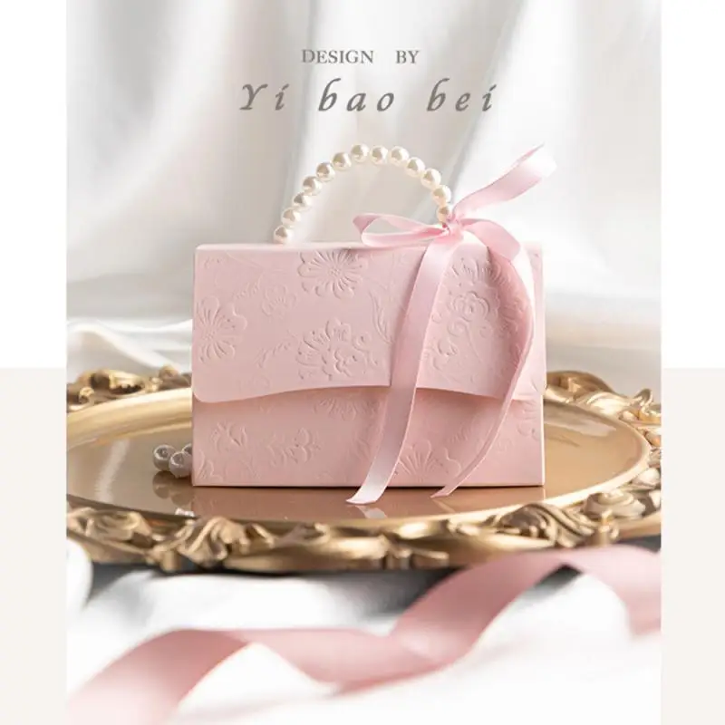 

Luxury Mini Gift Box Flower Candy Chocolate Packaging Bags For DIY Craft Wedding Jewelry Birthday Party Decoration Accessories