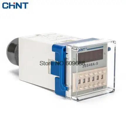 CHNT JSS48A 8Pin на задержку питания Цифровой Реле времени таймер пауза Сброс 1 группа