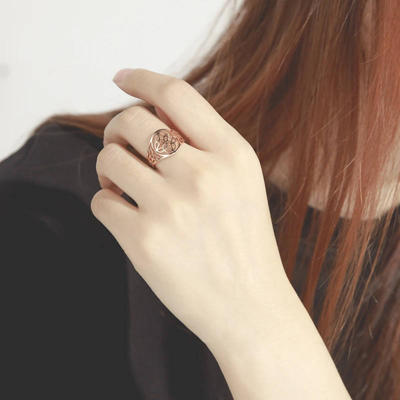 Женское винтажное кольцо Wicca из нержавеющей стали с узелком ведьмы