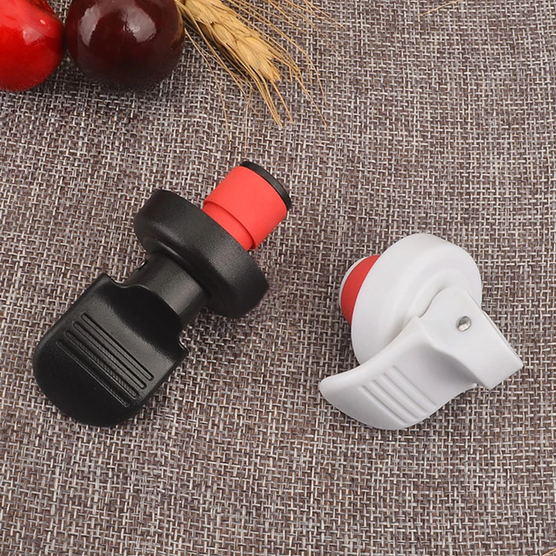 

Red Wine Vacuum Sealed Saver Soda Beer Wine Vacuum Retain Freshness Retain Freshness Bottle Stop Sealer Preserver Plug Tools