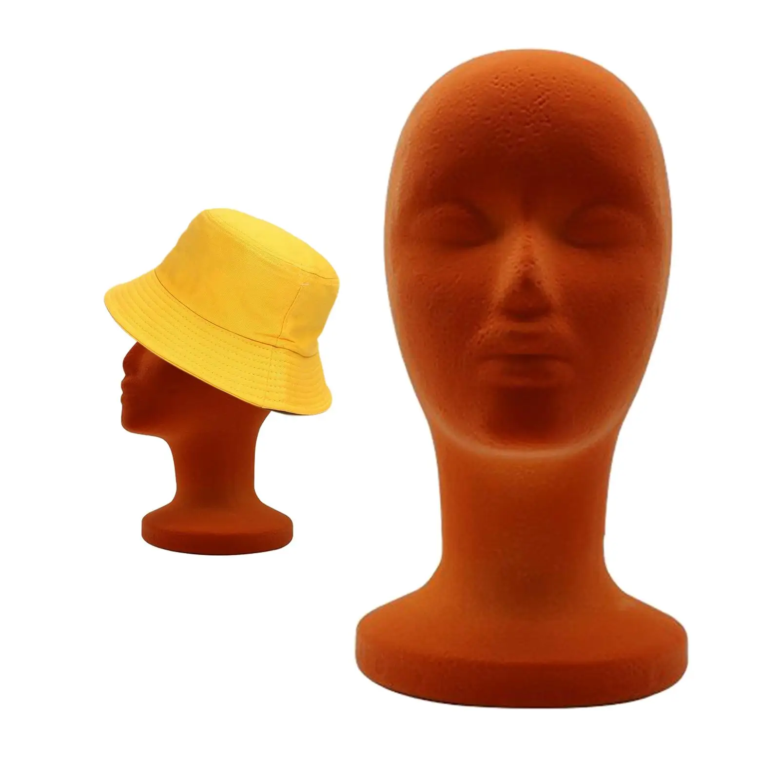 

2Pc Mannequin Head Display Stand Model Display for Hats Glasses