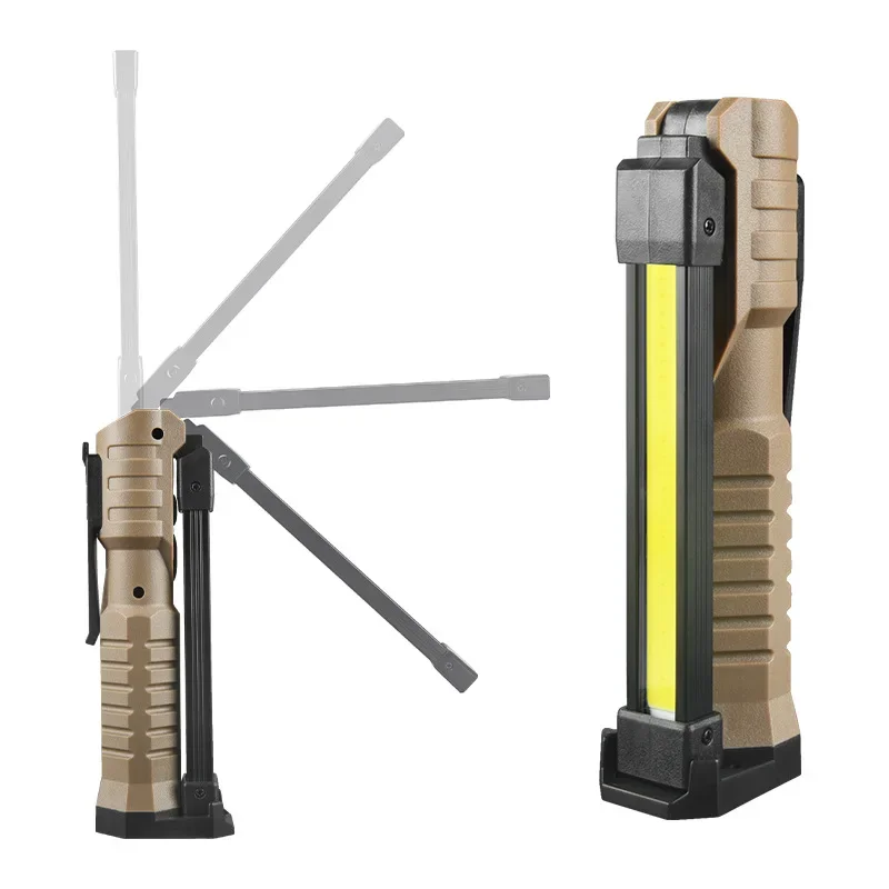 Складной портативный прожектор KDULIT яркий рабочий фонарик типа C