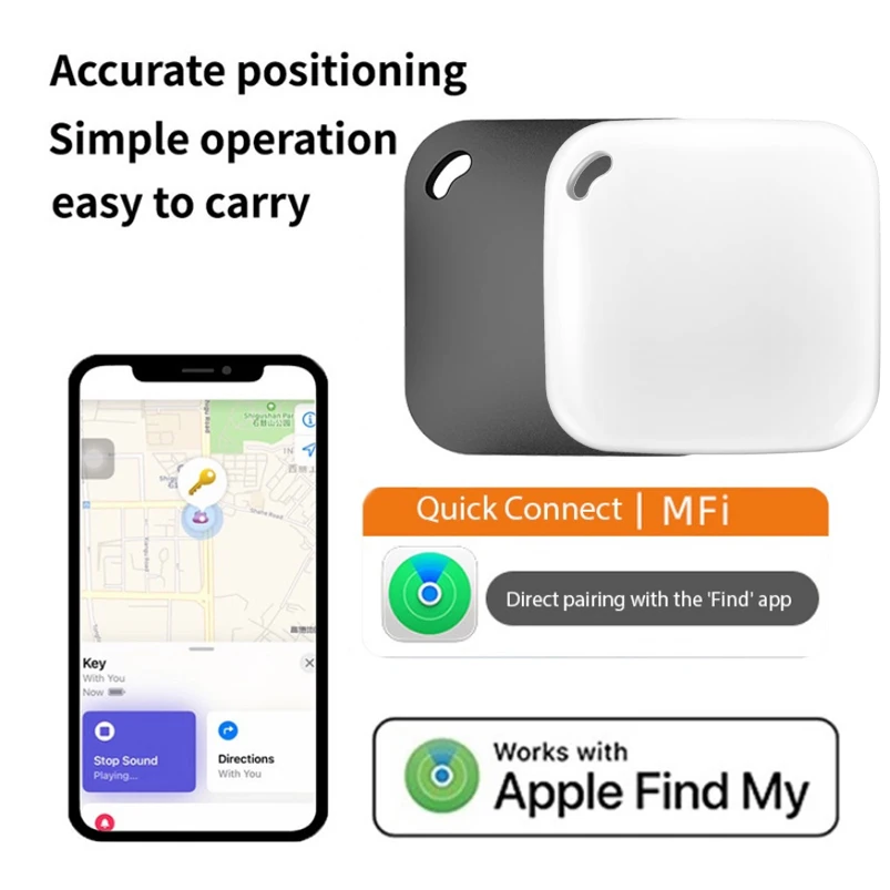 Gps-трекер Bluetooth Anti-lost Key Finder My App Совместимый Смарт-позиционер Для Iphone