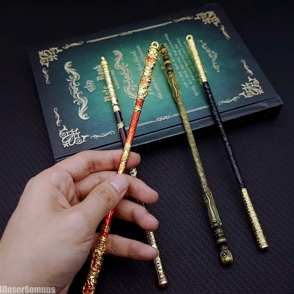 Брелок для ключей с оружием WuKong золотистый аксессуар мужчин 4 шт./комплект