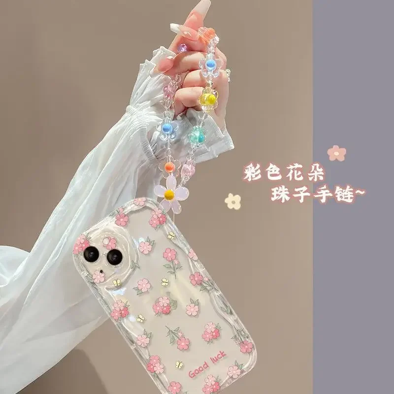 Браслет с цветами для OPPO Realme C67 C55 C35 C21Y C25Y C31 C33 C20 C11 C21 C12 C15 C25 C30 10 11 6 7 Pro 5i 7i 8 A57