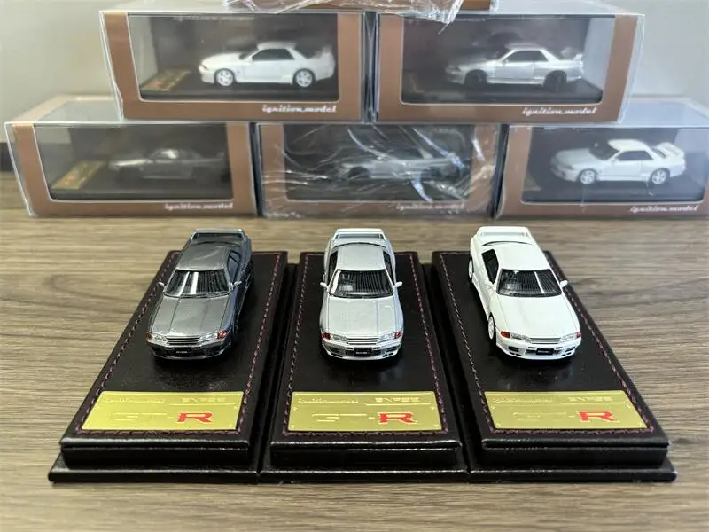 IG 1:64 GTR R32 CRS JDM имитация ограниченный выпуск смолы Металл статическая модель
