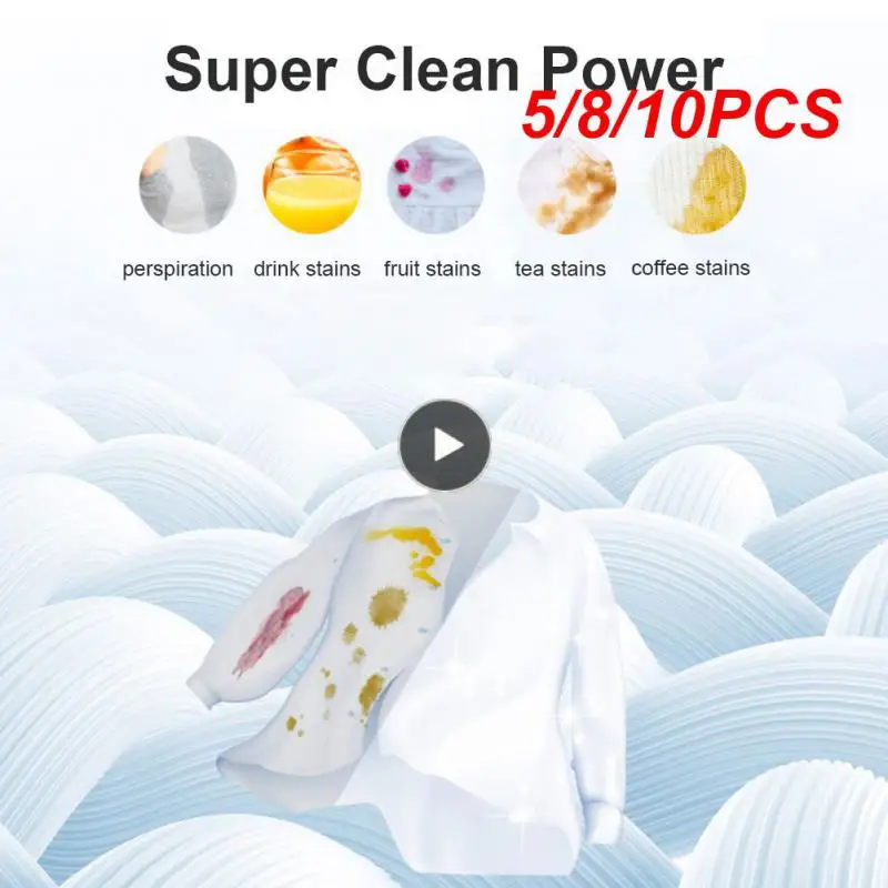 

5/8/10 шт., стиральный порошок с эффектом очистки