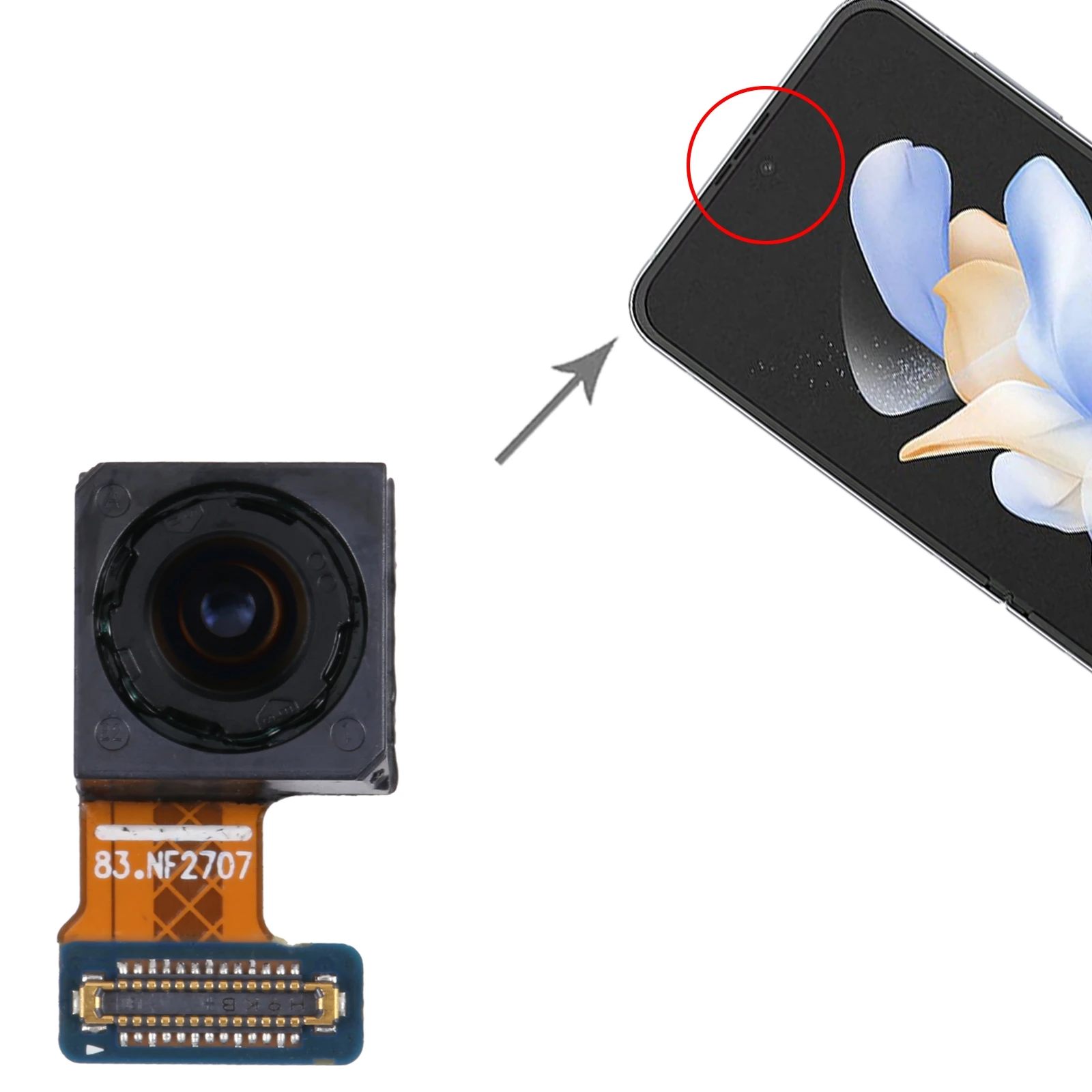 

100%Original Front Facing Camera For Samsung Galaxy Z Flip4 SM-F721B