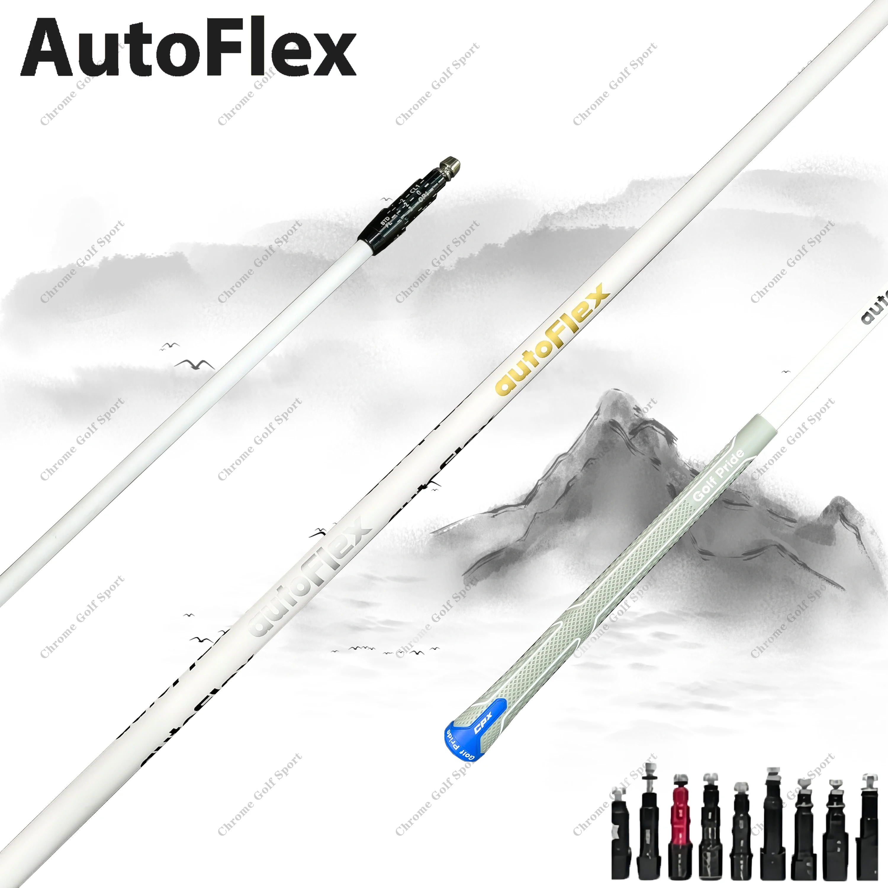 

Autoflex White Golf Shaft, Golf Drivers Shaft, Flex Graphite Club Shafts, Free Assembly Sleeve and Grip, SF505xx, SF505, SF505x