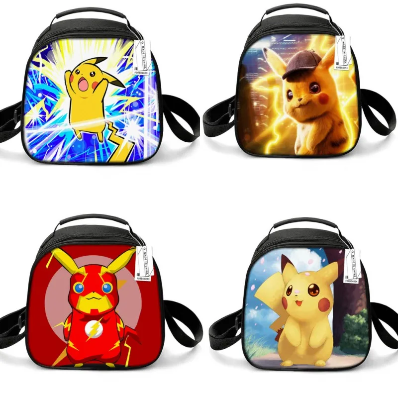 

Pikachu Lunch Bag Pokémon Children's Meal Bag Students with Lunch Bag Waterproof and Oil-proof Office Worker Lunch Box Bag