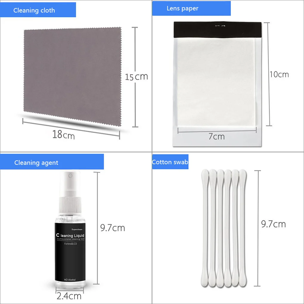 

Набор для чистки фотоаппарата, комплект из 47 чистящих инструментов для цифровой зеркальной камеры, Sony, Fujifilm, Nikon, Canon, SLR, DV