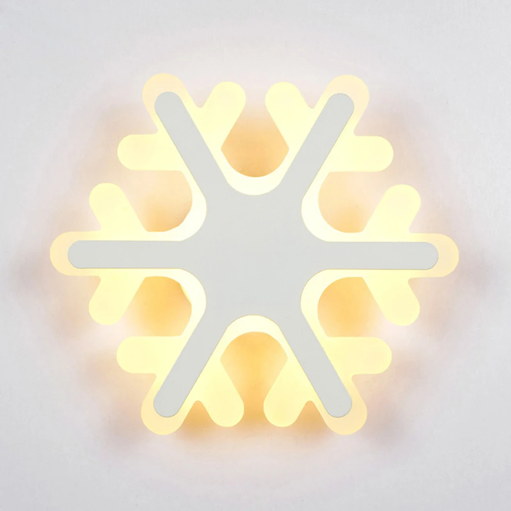 

Moder Children Wall Lamp LED Cloud Snowflake Cartoon Wall Lights for Home LED Acrylic Sconce Lamp for Kid Bedroom