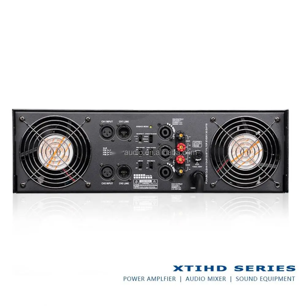 Усилитель мощности аудио 1U 2/4 каналов