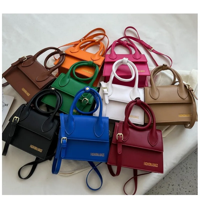 

2023 классическая женская наплечная сумка-тоут из искусственной кожи, Роскошная сумочка, женская сумка для женщин, дизайнерская маленькая кв...