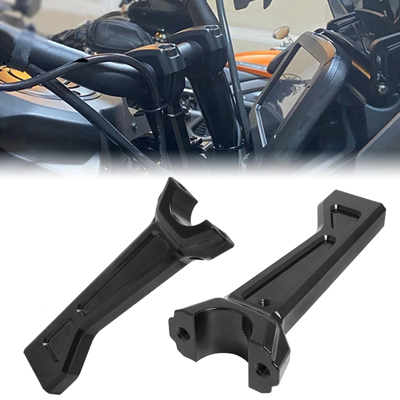 

Motorcycle Handlebar Heightened Code Handlebar Riser Clamp Handlebar Lifter For Pan AMERICA RA1250 2021-2022