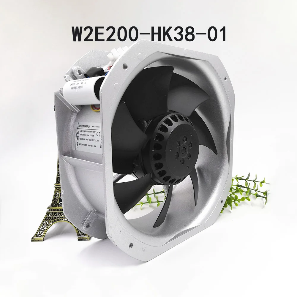 Радиатор W2E200-HK38-01 Запасные части W2E200-HH38-01 Бесшумный охлаждающий вентилятор 230 В