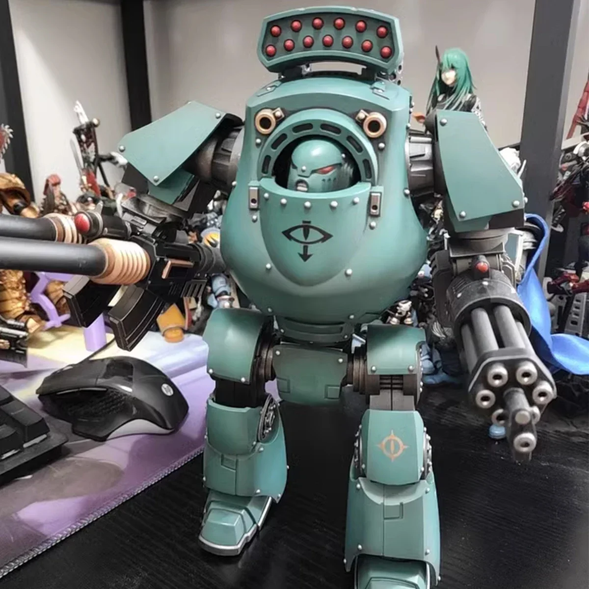 Игрушка Joy Sons of Horus экшн-фигурка Contemptor Dreadnought с грависом автокуномная подвижная