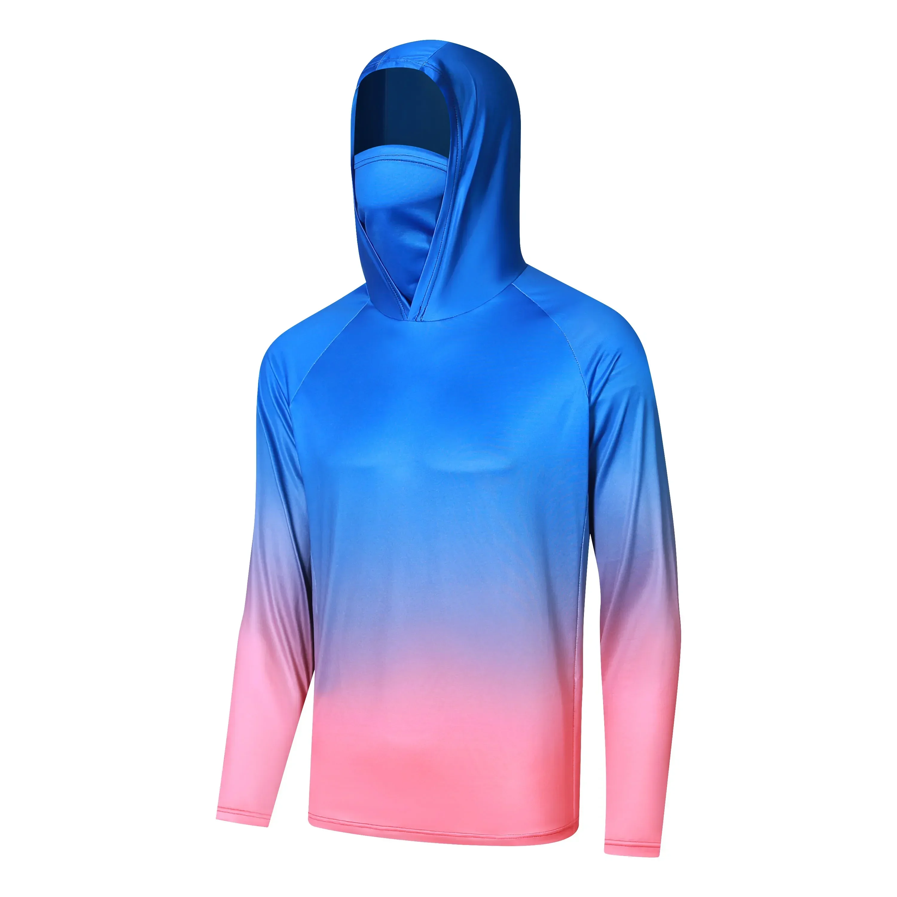 Рубашки для рыбалки мужские солнцезащитные трикотажные изделия с длинными