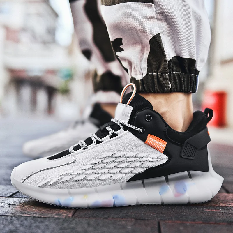 SENAGE Sports Running Shoes Men's Outdoor Sport Sneakers Soft Comfortable Athletic Training Walking Jogging Footwear Trainers