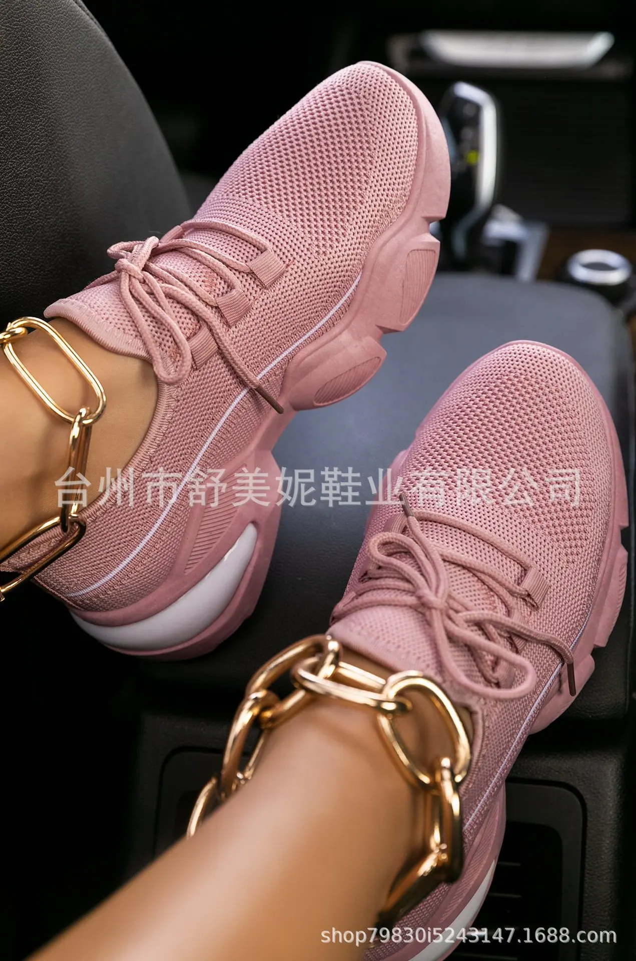 

Женские кроссовки, новинка весны 2022, эластичная ткань, Дамская дышащая повседневная обувь на шнуровке, спортивная обувь большого размера на...